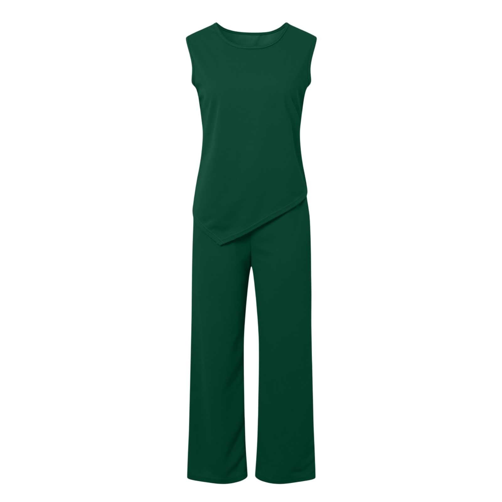 Sport Set Damen - Damen Sommer Outfit 3-Teiliges Outfit für Jeden Tag – Schlankmachende Bequeme Und LäSsige Hosen