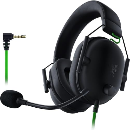 Razer Blackshark V2 X - Gaming Wired Headphones On Ear Headphones with Mic Black