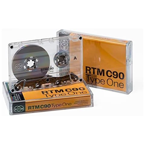 RTM C90 | Type 1 | Hochwertige 90 Minuten Leercassetten für Audioaufnahmen | Karton 10 Kassetten | 10er-Pack Cover