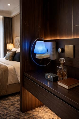 Image of GURUSOAMI Small Lamp Type 2 Pin Night Lamp 0.5 Watt Plug & Play LED Bulb For Bedroom, Living Room, Zero Watt Light Direct Socket Use For Night (Blue, 1)