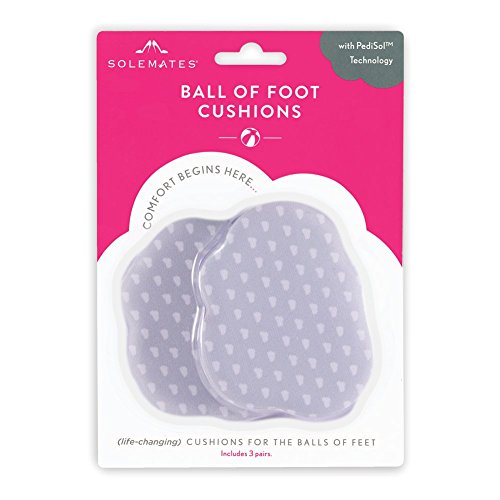 Ball of Foot Cushions â€“ Ultra Thin Padding for Shoes â€“ Heel Ball Cushions with Pad Ball â€“ Thin Shoe Inserts for Women â€“ Insoles for All Shoes â€“ 3-Pair