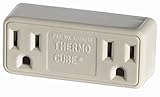 2 Pack Farm Innovators Model TC-3 Cold Weather Thermo Cube Thermostatically Controlled Outlet - On...