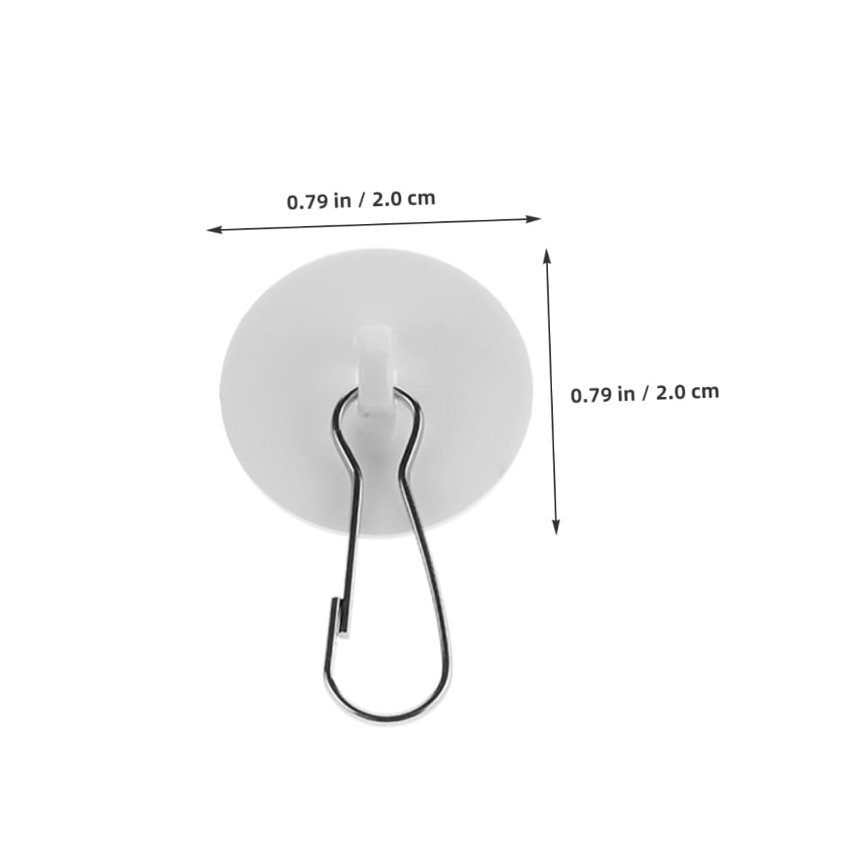 MAGICLULU 100piezas Ganchos Adhesivos Para Pared Gancho Techo Adhesivo Sin Taladro Decoración Navidad