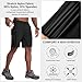 Jessie Kidden Mens Outdoor Casual Expandable Waist Lightweight Water Resistant Quick Dry Fishing Hiking Shorts #6222-Black,32
