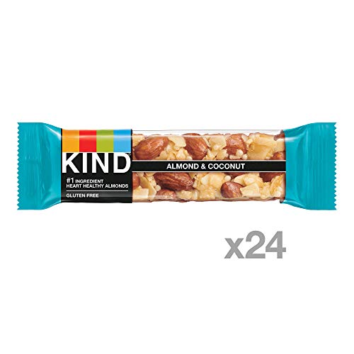 Image of KIND Bars, Almond & Coconut, Healthy Snacks, Gluten Free, 24 Count (Pack of 5)