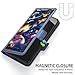 Kinetijy Case Compatible for Mobicel VX21 Phone Case Flip Cover [with Tempered Glass Screen Protector][RFID Blocking][Luminous Effect] PTL-XQ