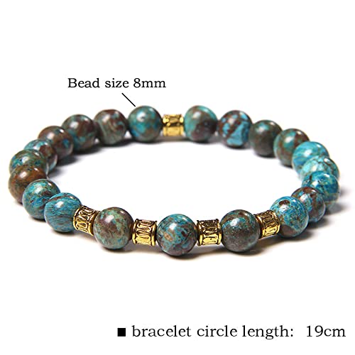 Onyx mat 19cm en bracelet de perles ajustables pour tous