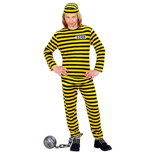 W WIDMANN MILANO Party Fashion - Costume prisonnier enfant, 3 pièces