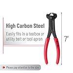 Bates- Nail Puller, Pliers, Nail Remover Tool, Cutting Pliers, Carpenter Tools, Staple Puller, Nail Puller Tool, End Cutting Pliers, Nail Remover, Nail Pliers Cats Paw Nail Puller, Nail Pulling - Image 2