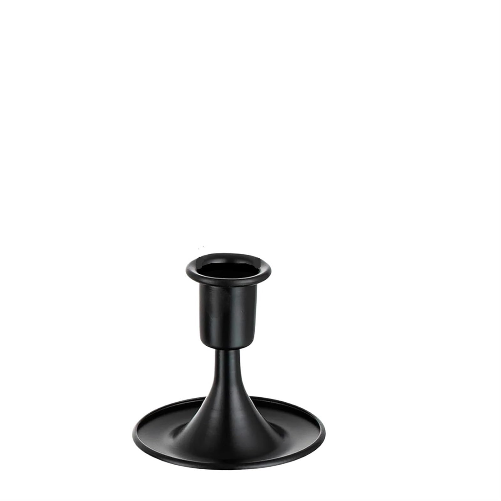 Candle Holders Candlestick Holders Taper Candle for Table Centerpiece Wedding Reception Christmas Mantel Decoration(Black,24PCS)