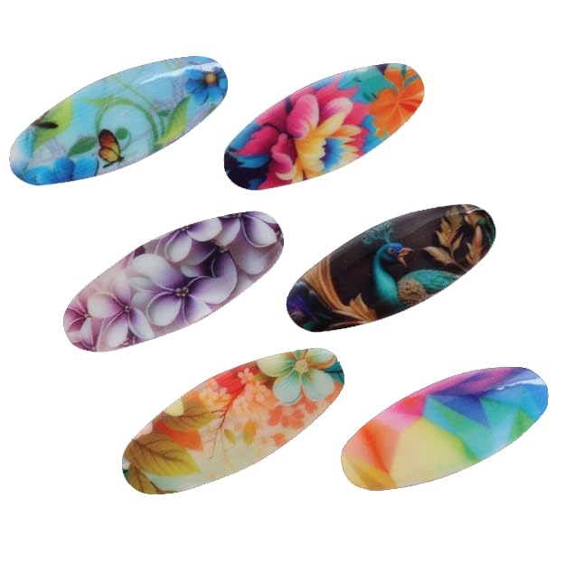 FASHIONS 6 Pcs Multicolor Sarees Pleats Pin Brooch Coat Dress Gown Shawl Pallu dupatta Plastic Safety Saree Pins for Women