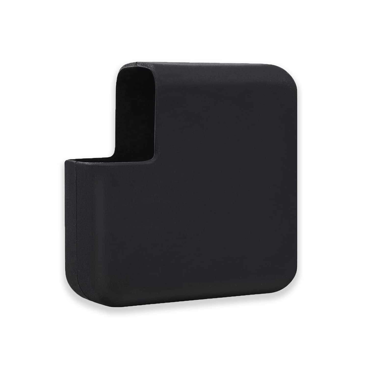 McStorey MacBook Şarj Aleti Kılıfı Silikon | 85W A1343/A1424 MagSafe 1-2, 87W A1719, 96W A2166 USB-C Uyumlu | MacBook Pro Adaptör Koruyucu Siyah