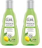 Guhl Frische & Leichtigkeit Anti-Fett Shampoo - Inhalt: 250 ml - Haartyp: fettig, normal (Packung mit 2)