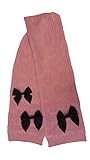 Kate Spade Plaid Muffler/Scarf With Grosgrain Bows, Rose Jade, One Size