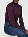 MERAKI Jersey de Merino Mujer Cuello Alto, Rojo (Berry Marl), 44 (Talla...