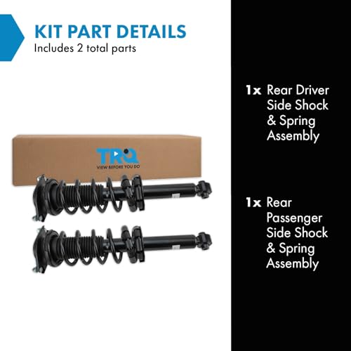 Image of TRQ Rear Shock and Spring Assembly Compatible with 2015-2019 Subaru Outback