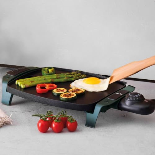 Miniatura 5 de Jata Jegr5522 Plancha De Asar, Antiadherente, Resistente Al Rayado, 1000w, Medidas 28 X 22 Cm, Fabricada En España, Fácil Limpieza, Bandeja Recogesalsas, Fines Solidarios Contra El Cáncer De Mama
