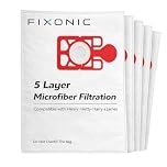 Henry Hoover Bags 5 Pack – 5 Layer High Filtration Vacuum Bags Compatible with Henry, Hetty, James & Basil Replacement Henry Hoover Bags NVM-1CH / 907075 for Henry Vacuum Cleaner