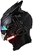 Marikito Punk Helmet Futuristic Techwear Mask Sci Fi Mask Cosplay Costume Mask Suitable For Adult Party (Black)