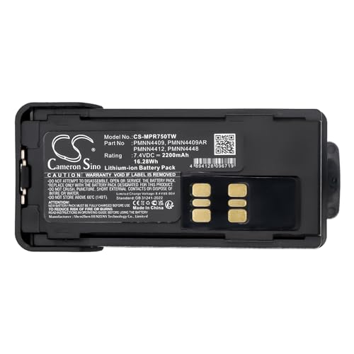 Batería TECHTEK de Litio recargable y alta densidad para serie Motorola DP 6