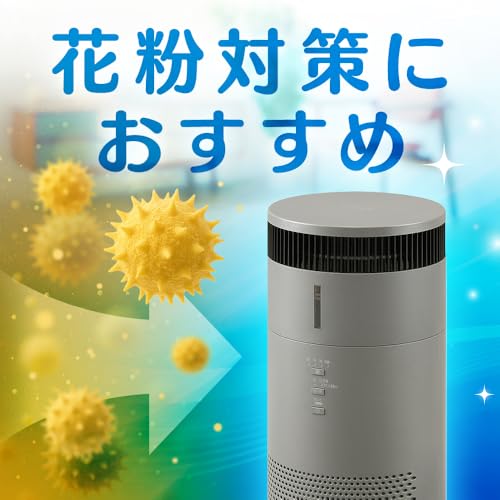アイリスオーヤマ 加湿空気清浄機 静音 小型 自動モード 省エネ ペット 脱臭 花粉 ホコリ PM2.5 集じん ウイルス アレルギー フィルター交換ランプ付き 10畳 AAP-SH20B-H グレー