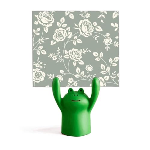 Support de mémo rose et grenouille, cadeau original de papeterie