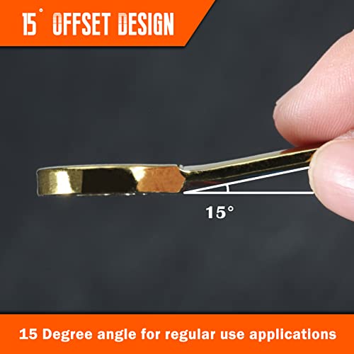 Leontool Small Combination Wrench Sets Metric And Standard 20 Pcs 4-11Mm & 5/32" To 7/16" Color Plated Open And Box End Mini Wrenches With Key Ring Ignition Wrench Set With Zipper Bag #TOP2