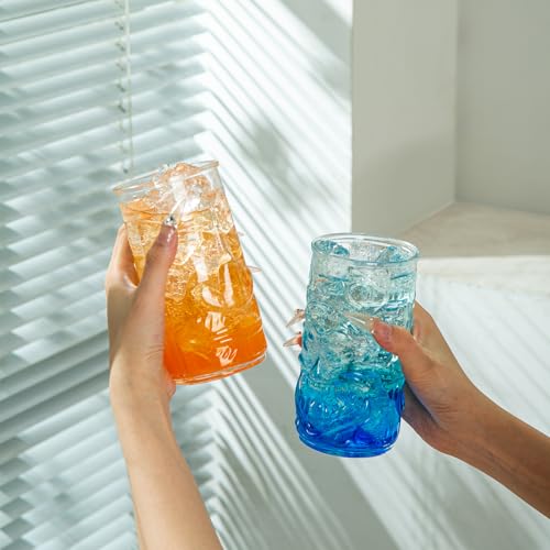 Vasos tiki grandes para servir té helado y combinados tropicales en reuniones familiares 6