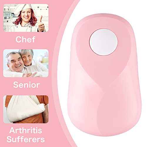 Vcwtty Electric Can Opener, No Sharp Edge, Open Your Cans With A Simple Push Of Button, Food-Safe And Battery Operated Can Opener, Kitchen Gifts For Arthritis And Seniors (Mini Peach Pink） #TOP2