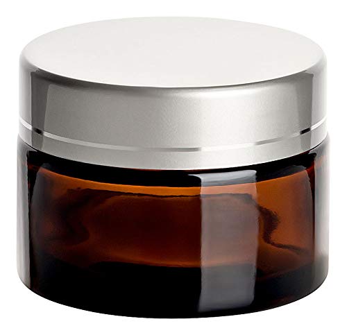 Set 12 Barattoli Cosmetici In Vetro Ambrato - Con Coperchi A Tenuta Stagna - Foto 10