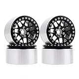 Llantas de rueda de Beadlock de 2,2 pulgadas para 1/10 RC Crawler Car.