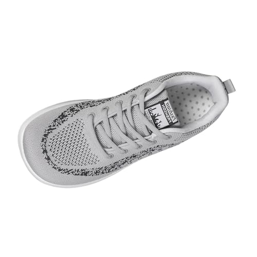 Zapatillas Descalzas Unisex Transpirables para Gimnasia con diseño Antideslizante y Comodidad Superior para Uso Diario (Grey, 42) #3074