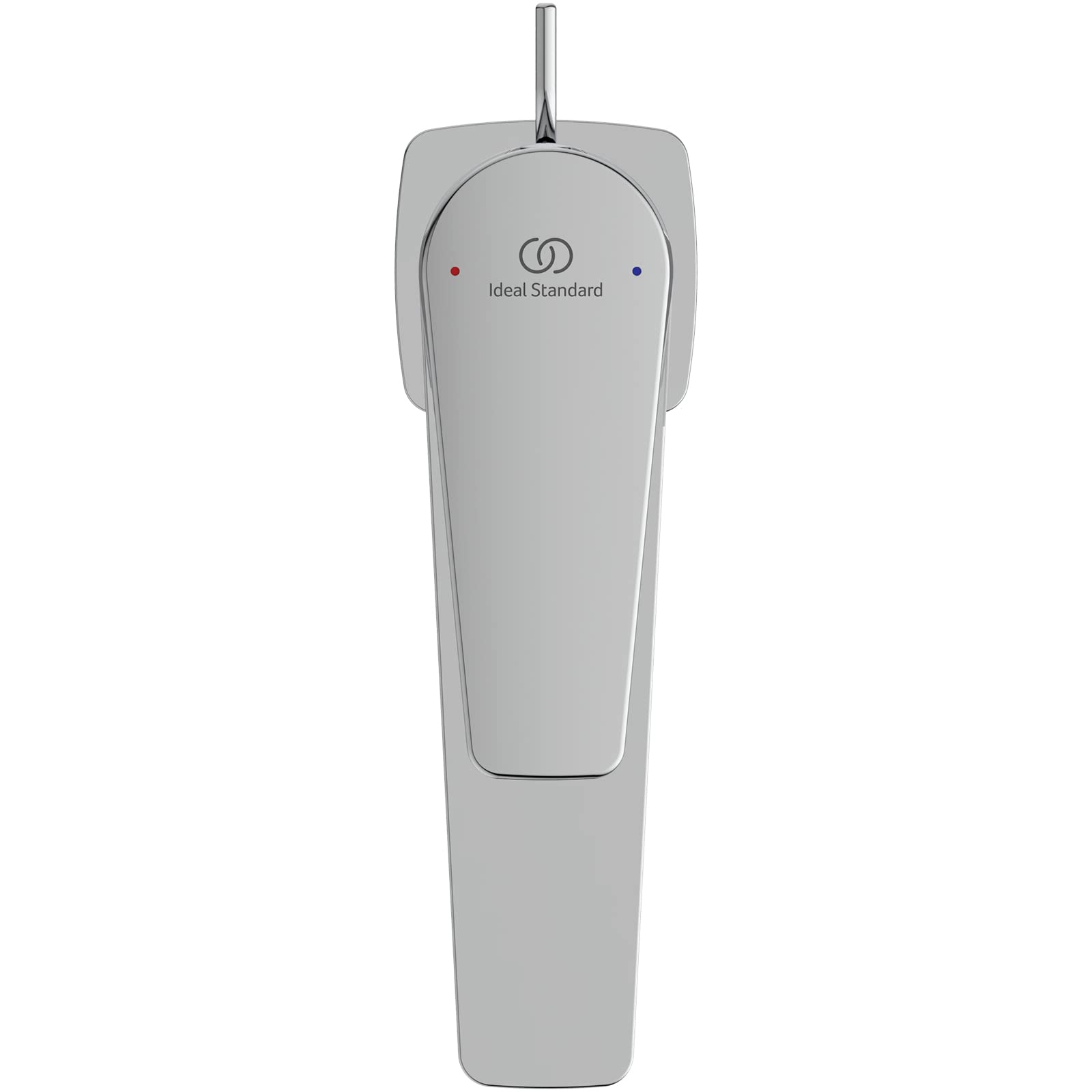 Ideal Standard BC686AA Cerafine D Waschtischarmatur Grande mit Ablauf, Bad-Wasserhahn mit Auslauf, Mischbatterie Waschbecken, Wassersparend, Chrom