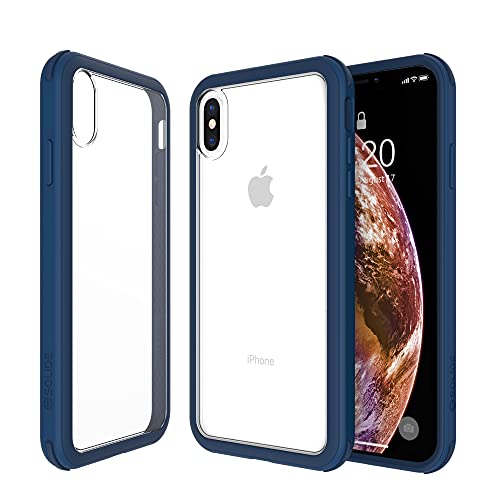 Get Discount 70% Price iPhone Protective Bumper case Back Cover Slim Design Drop Protection Anti-Shock Scratch Compatible with iPhone XR, Navy, Venus EX【SOLiDE】