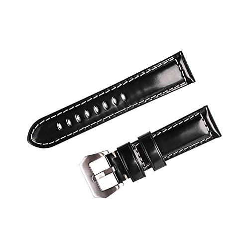 Bracelet de montre fait main en cuir vintage pour homme compatible avec les boîtiers 22mm
