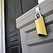 BoxLock BoxLock001-1 Delivery Lock-Protect Packages from UPS, USPS, FedEx, and More, Yellow