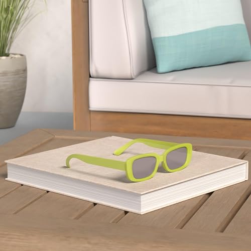 ADE WU Rectangle Sunglasses for Women Men Retro 90s Trendy Narrow Rectangular Sun Glasses Fashion Y2K Unisex Stylish2