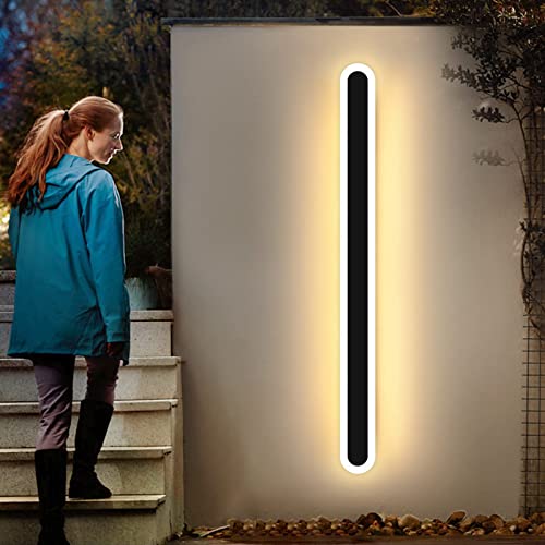Longue applique murale extérieur étanche IP65 pour porche et façade