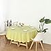 Evershine (12-Pack) Heavy Duty Plastic Table Covers Tablecloth (Reusable) (Round 84
