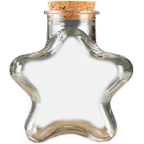 Kit de terrario de musgo macetas suculentas transparentes con forma de cinco estrellas de 230 ml divertido terrario de escritorio de bricolaje macetas de fácil cuidado para plantas de flores del hogar