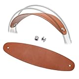 Voarmaks Sangle en cuir véritable avec écrou à vis plat – Compatible avec casques AKG K701, K702, Q701, Q702, K601, K612, K712, de qualité supérieure, fabriqué à la main, durable et respirant