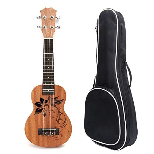 Ukulele 21 pouces Mini bois traditionnel Ukulélé Soprano Uke Hawaii enfants petite guitare avec sac Gig for enfants… - Les Beatles, Paul McCartney, John Lennon, RIngo Starr, George Harrison Ukulele 21 pouces Mini bois traditionnel Ukulélé Soprano Uke Hawaii enfants petite guitare avec sac Gig for enfants…