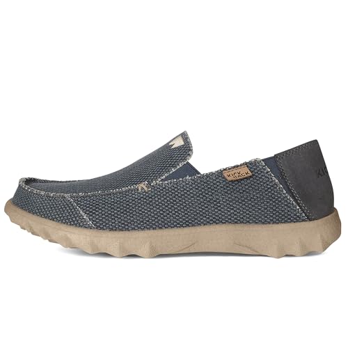 Kickback Couch Classic Mocassins Slip‑on en Toile pour Homme – Chaussures Décontractées pour l’Été, la Plage et Les Voyages avec Semelle...