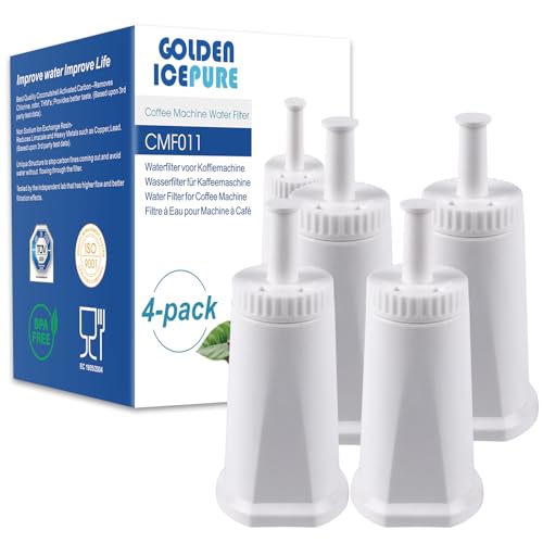 Wasserfilter Kaffeevollautomat für Sage Barista SES008/SES810/SES880/SES920/SES980/SES990/SES875/SES008/BES008 Ersatz für Sage Barista Express Pro Wasserfilter NSF-zertifizierter 4 stück