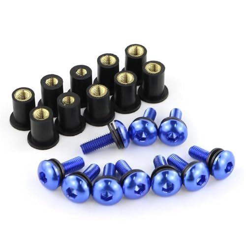 Kit boulon motos M5 en aluminium de finition supérieure pour capot de carénage