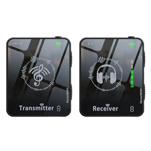 Monitor de auriculares inalámbricos de grado 2 4 GHz profesional con capacidad de larga distancia para libertad de movimiento (1 juego)