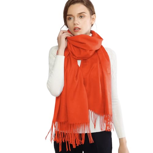 Image of RIIQIICHY Women's Fringe Shawl Wrap Pashmina Scarf for Wedding Evening