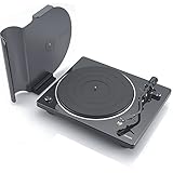 Denon DP450USBBKEM - Tocadiscos (grabación USB, transmisión por Correa, Elevador de Brazo de Sonido, preamplificador Integrado, Brazo de Sonido), Color Negro sin USB Blanco