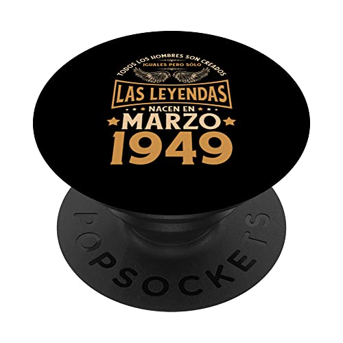 Cumpleaños Hombre Regalos Las Leyendas Marzo 1949 PopSockets PopGrip Intercambiable