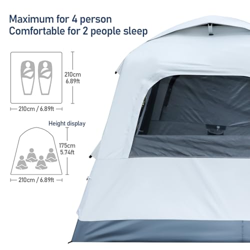 Automatic Inflatable 3-4 Person Tent